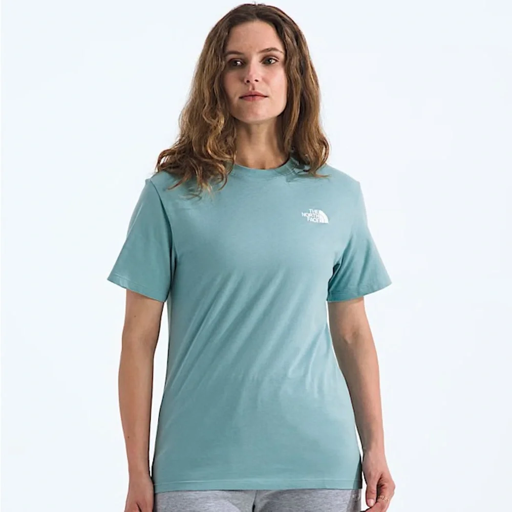 NWT The North Face Evolution Box NSE Relaxed Short-Sleeve Tee | Blue Eclipse XS - Picture 2 of 4
